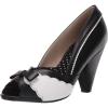 imageBettie Page Womens 403Margie Peep Toe PumpBlack