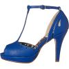 imageBettie Page Womens 412Willie Peep Toe PumpBlue