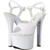 imageEllie Shoes Womens 711 Flirt Platform SandalWhiteWhite