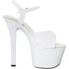 imageEllie Shoes Womens 711 Flirt Platform SandalWhiteWhite