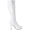 imageEllie Shoes Womens Groove Boot  4Inch Heel Superhero Boots White Size 8