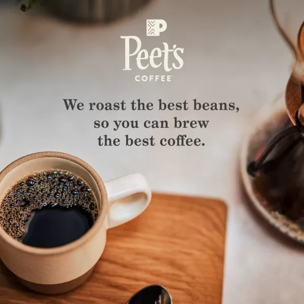 Peet's Coffee, Dark Roast Decaffeinated Ground Coffee - Decaf Major Dickason's Blend 10.5 Ounce Bag