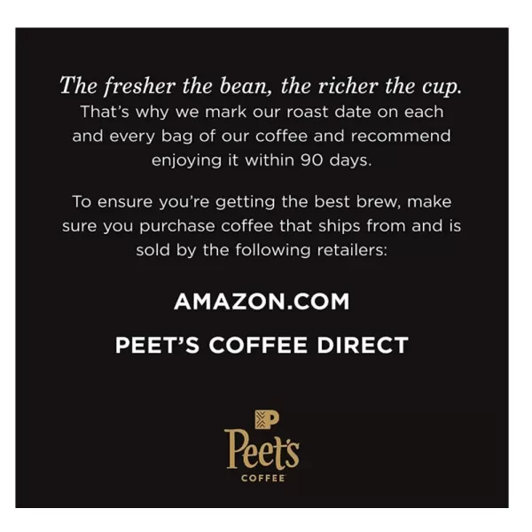Peet's Coffee, Dark Roast Espresso Capsules, Caramel 100 Count 