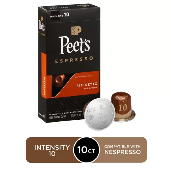 Peet's Coffee, Dark Roast Espresso Capsules, Caramel 100 Count 