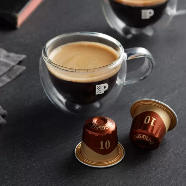 Peet's Coffee, Dark Roast Espresso Capsules, Caramel 100 Count )