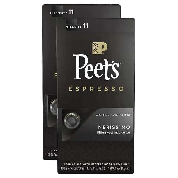 Peet's Coffee, Dark Roast Espresso Capsules, Caramel 100 Count 