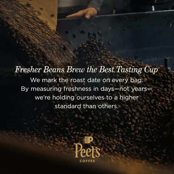 Peet's Coffee, Dark Roast Ground Coffee - Major Dickason's Blend 18 Ounce Bag