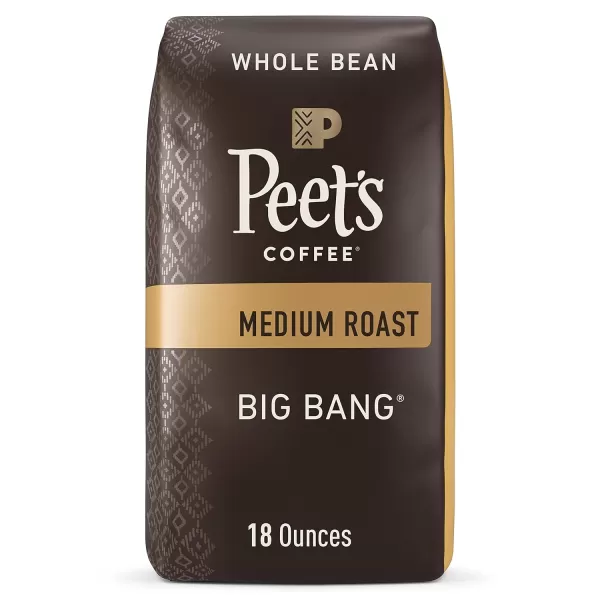 Peet's Coffee, Dark Roast Whole Bean Coffee - Major Dickason's Blend 18 Ounce Bag
