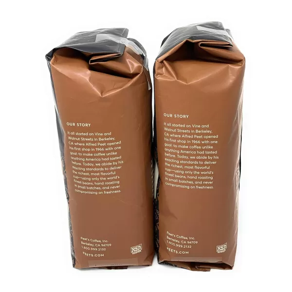 Peet's Coffee, Dark Roast Whole Bean Coffee - Major Dickason's Blend 18 Ounce Bag