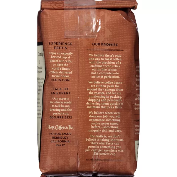 Peet's Coffee, Dark Roast Whole Bean Coffee - Major Dickason's Blend 18 Ounce Bag
