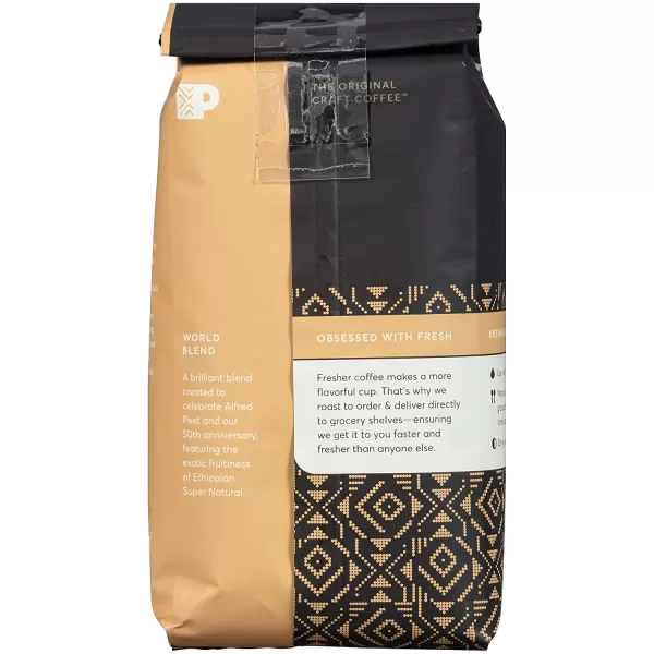 Peet's Coffee, Dark Roast Whole Bean Coffee - Major Dickason's Blend 18 Ounce Bag