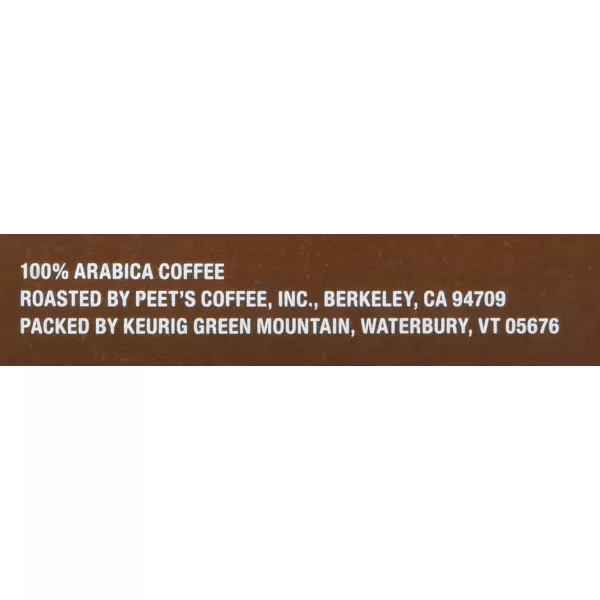 Peet's Coffee, Flavored Coffee K-Cup Pods for Keurig Brewers - Peppermint Mocha, 60 count , Light Roast