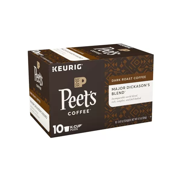 Peet's Coffee, Flavored Coffee K-Cup Pods for Keurig Brewers - Peppermint Mocha, 60 count , Light Roast