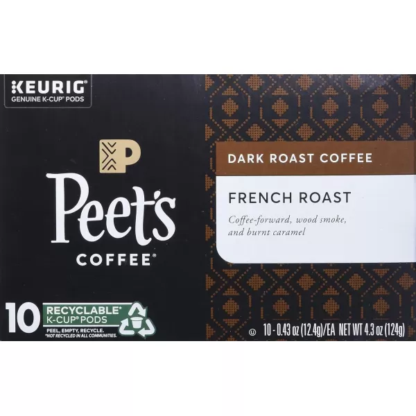 Peet's Coffee, Flavored Coffee K-Cup Pods for Keurig Brewers - Peppermint Mocha, 60 count , Light Roast