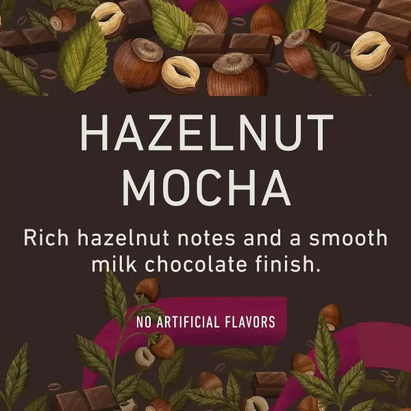 Peet's Coffee Flavored K-Cup Pods, Hazelnut Mocha  Single Serve Pods Compatible with Keurig Brewers