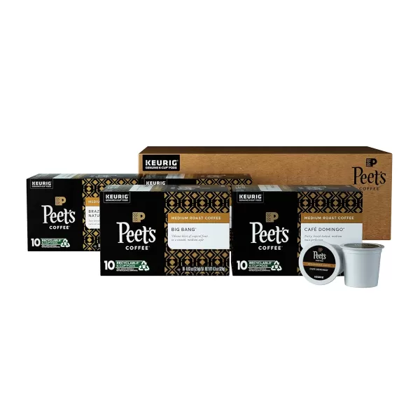 Peet's Coffee Flavored K-Cup Pods, Hazelnut Mocha  Single Serve Pods Compatible with Keurig Brewers