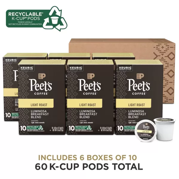 Peet's Coffee Flavored K-Cup Pods, Hazelnut Mocha  Single Serve Pods Compatible with Keurig Brewers
