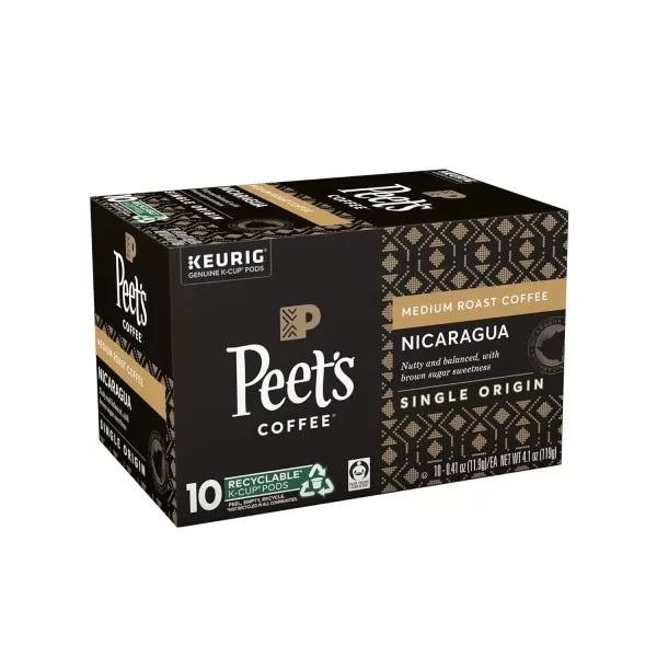 Peet's Coffee Flavored K-Cup Pods, Hazelnut Mocha  Single Serve Pods Compatible with Keurig Brewers