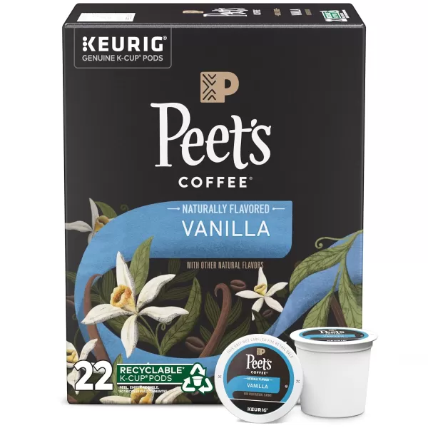 Peet's Coffee Flavored K-Cup Pods, Hazelnut Mocha  Single Serve Pods Compatible with Keurig Brewers