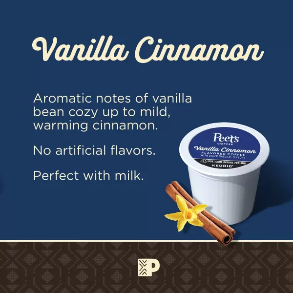 Peet's Coffee Flavored K-Cup Pods, Hazelnut Mocha  Single Serve Pods Compatible with Keurig Brewers