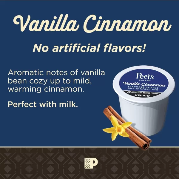Peet's Coffee Flavored K-Cup Pods, Hazelnut Mocha  Single Serve Pods Compatible with Keurig Brewers