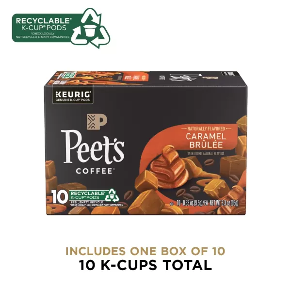 Peet's Coffee Flavored K-Cup Pods, Hazelnut Mocha  Single Serve Pods Compatible with Keurig Brewers