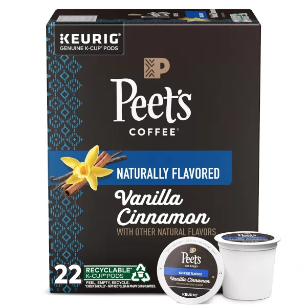 Peet's Coffee Flavored K-Cup Pods, Hazelnut Mocha  Single Serve Pods Compatible with Keurig Brewers