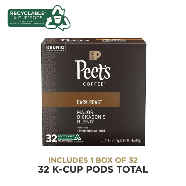 Peet's Coffee Flavored K-Cup Pods, Hazelnut Mocha  Single Serve Pods Compatible with Keurig Brewers