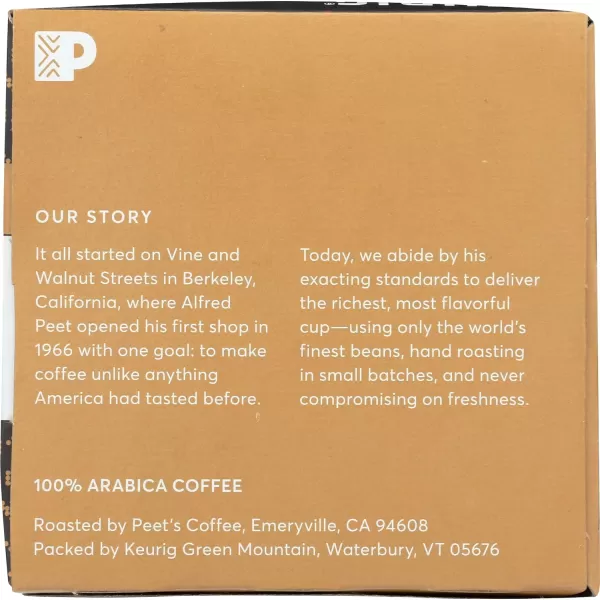 Peet's Coffee Flavored K-Cup Pods, Hazelnut Mocha  Single Serve Pods Compatible with Keurig Brewers