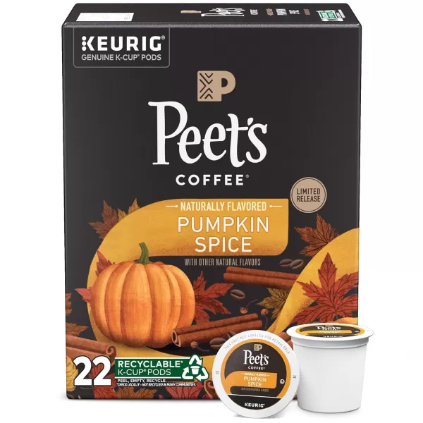 Peet's Coffee Flavored K-Cup Pods, Hazelnut Mocha  Single Serve Pods Compatible with Keurig Brewers