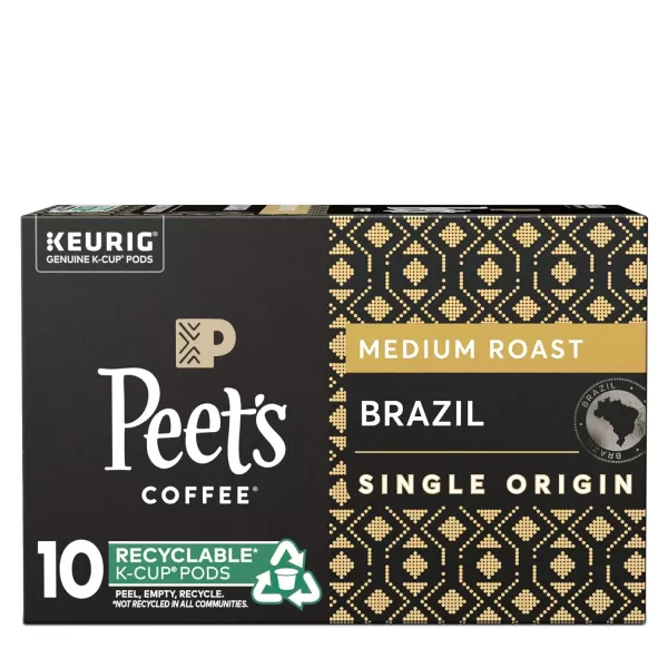 Peet's Coffee Flavored K-Cup Pods, Hazelnut Mocha  Single Serve Pods Compatible with Keurig Brewers