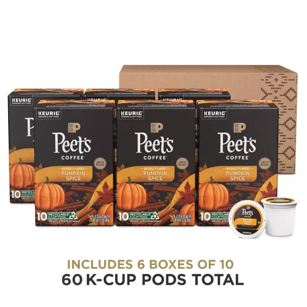 Peet's Coffee Flavored K-Cup Pods, Hazelnut Mocha  Single Serve Pods Compatible with Keurig Brewers