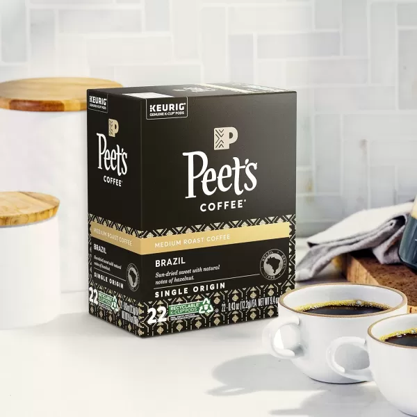 Peet's Coffee Flavored K-Cup Pods, Hazelnut Mocha  Single Serve Pods Compatible with Keurig Brewers