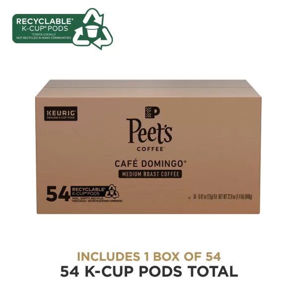 Peet's Coffee Flavored K-Cup Pods, Hazelnut Mocha  Single Serve Pods Compatible with Keurig Brewers