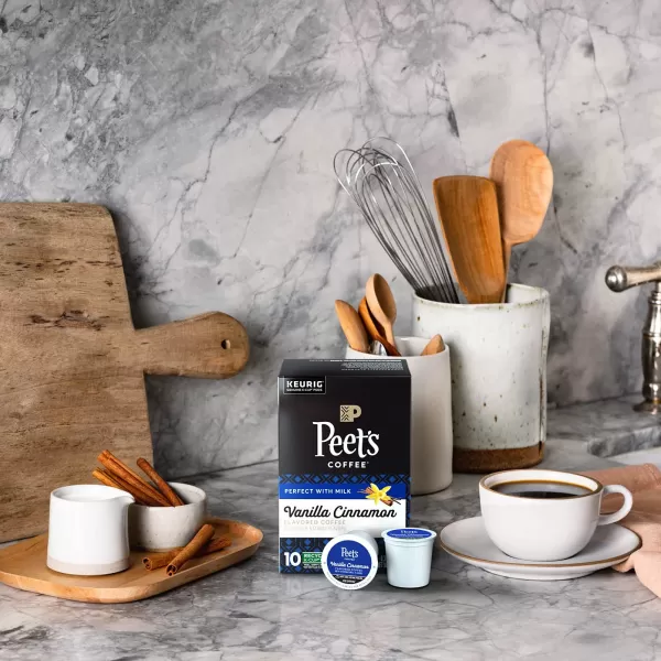 Peet's Coffee Flavored K-Cup Pods, Hazelnut Mocha  Single Serve Pods Compatible with Keurig Brewers