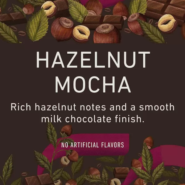 Peet's Coffee Flavored K-Cup Pods, Hazelnut Mocha  Single Serve Pods Compatible with Keurig Brewers