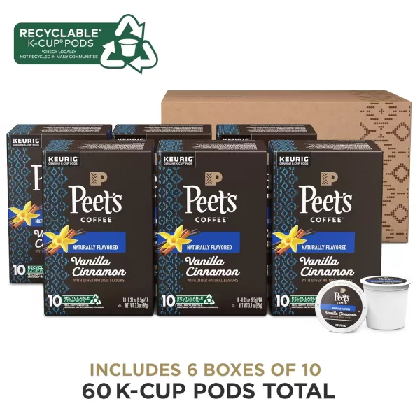 Peet's Coffee Flavored K-Cup Pods, Hazelnut Mocha  Single Serve Pods Compatible with Keurig Brewers
