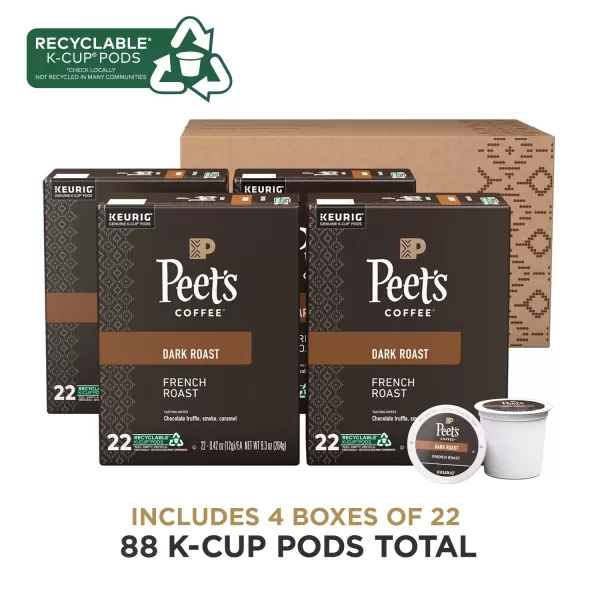 Peet's Coffee Flavored K-Cup Pods, Hazelnut Mocha  Single Serve Pods Compatible with Keurig Brewers