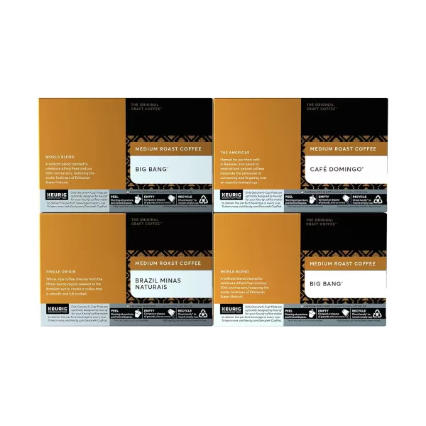Peet's Coffee Flavored K-Cup Pods, Hazelnut Mocha  Single Serve Pods Compatible with Keurig Brewers