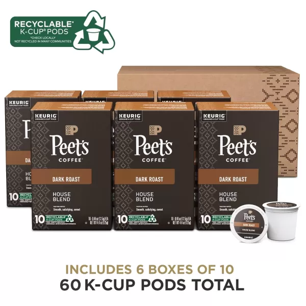 Peet's Coffee Flavored K-Cup Pods, Hazelnut Mocha  Single Serve Pods Compatible with Keurig Brewers