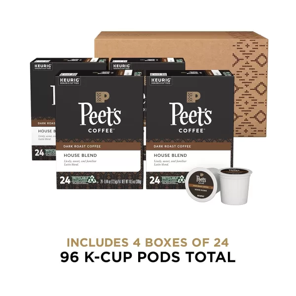 Peet's Coffee Flavored K-Cup Pods, Hazelnut Mocha  Single Serve Pods Compatible with Keurig Brewers