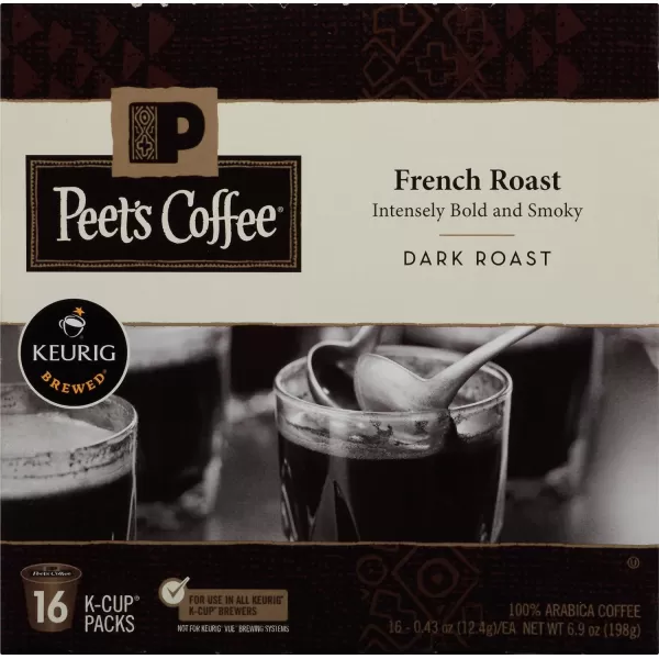 Peet's Coffee Flavored K-Cup Pods, Hazelnut Mocha  Single Serve Pods Compatible with Keurig Brewers