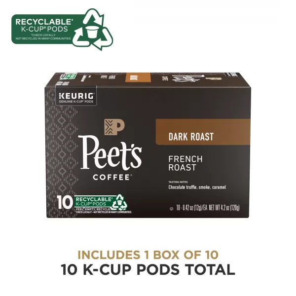 Peet's Coffee Flavored K-Cup Pods, Hazelnut Mocha  Single Serve Pods Compatible with Keurig Brewers