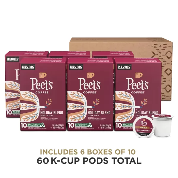 Peet's Coffee Flavored K-Cup Pods, Hazelnut Mocha  Single Serve Pods Compatible with Keurig Brewers