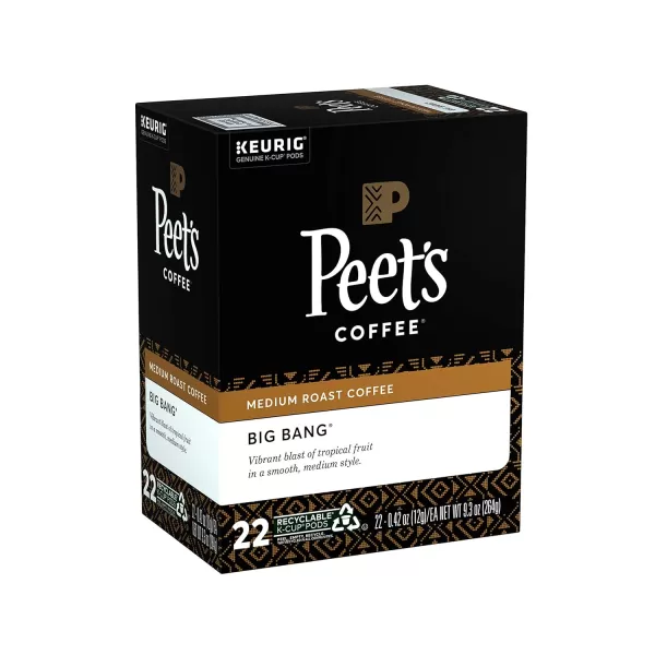 Peet's Coffee Flavored K-Cup Pods, Hazelnut Mocha  Single Serve Pods Compatible with Keurig Brewers