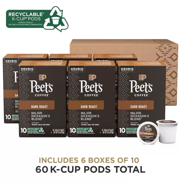 Peet's Coffee Flavored K-Cup Pods, Hazelnut Mocha  Single Serve Pods Compatible with Keurig Brewers