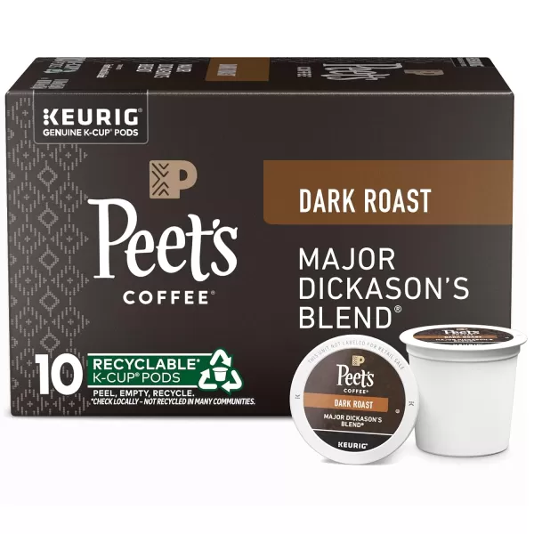 Peet's Coffee, Light Roast K-Cup Pods for Keurig Brewers - Luminosa Breakfast Blend, 10 Count 