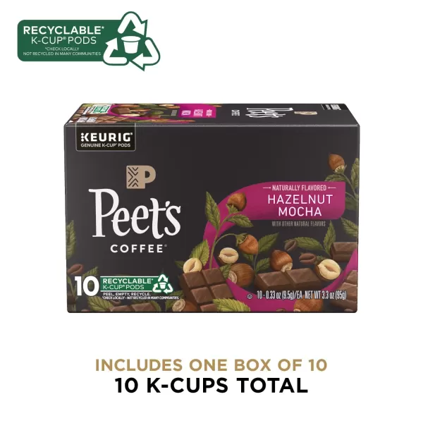 Peet's Coffee, Light Roast K-Cup Pods for Keurig Brewers - Luminosa Breakfast Blend, 10 Count 