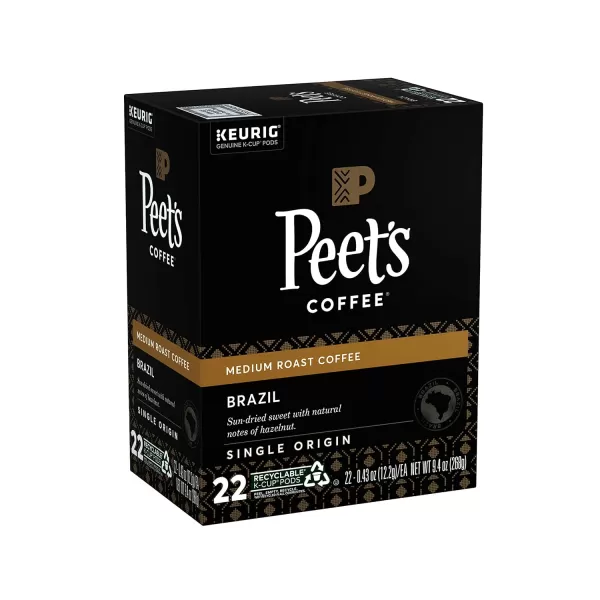 Peet's Coffee, Light Roast K-Cup Pods for Keurig Brewers - Luminosa Breakfast Blend, 10 Count 