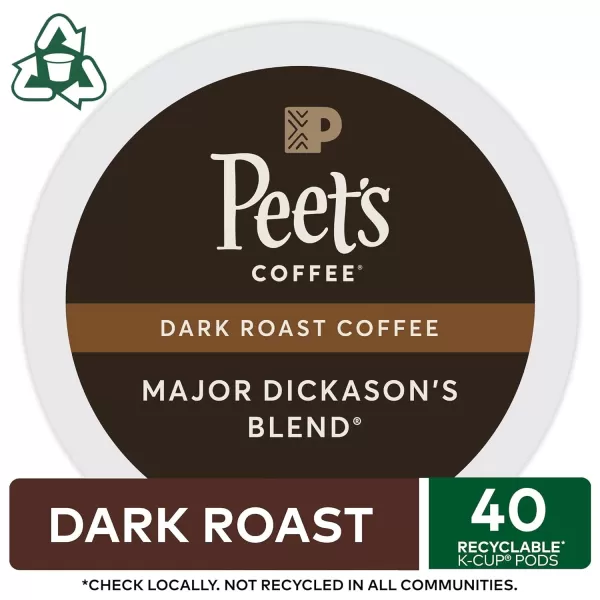 Peet's Coffee, Light Roast K-Cup Pods for Keurig Brewers - Luminosa Breakfast Blend, 10 Count 